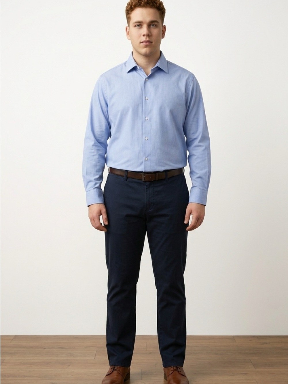 Apt. 9 Men's Light Blue Dress Shirt